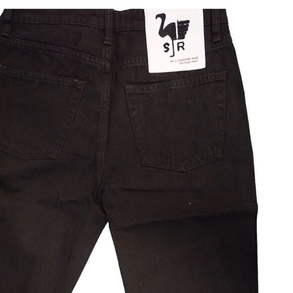 SANDRINE ROSE X FREE PEOPLE BLACK JEANS NWT - Picture 4 of 8